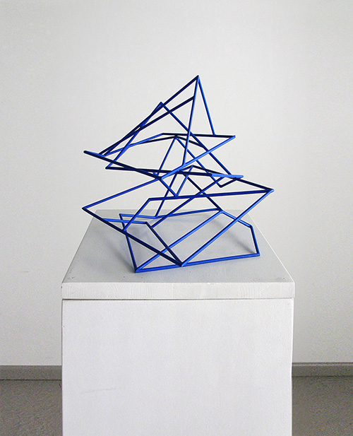 Blauer Kubus
